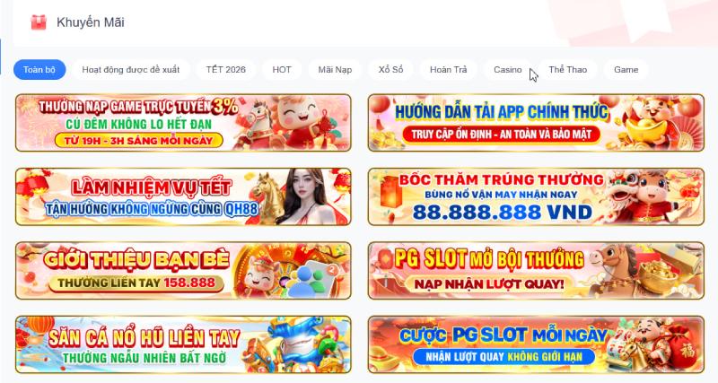 Đa dạng các chương trình ưu đãi QH88